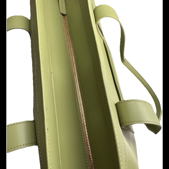MONOS METRO TOTE Vegan Leather Travel Carry-on Cactus Green NWOT - Picture 4 of 11